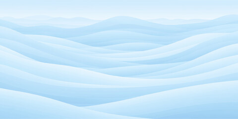 Abstract blue winter background featuring frozen ice textures and flowing waves of snow under a cold frost light © NUR 0.2
