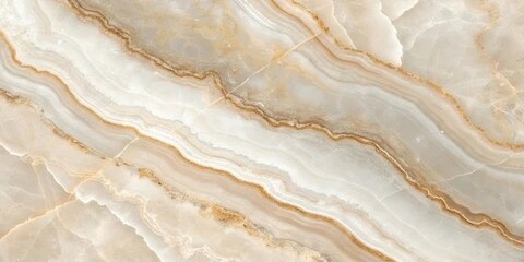 Naklejka premium Ivory Gold Marble featuring soft golden and caramel-toned veining