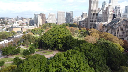 Obraz premium Central park in the middle of the city