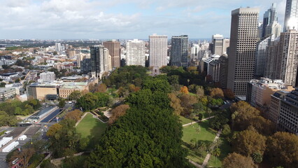 Obraz premium Central park in the middle of the city