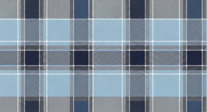 Father's day gift ideas stylish blue and gray plaid pattern for dad