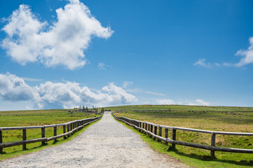 Fototapeta premium 美ヶ原高原 ビーナスライン終点の風景