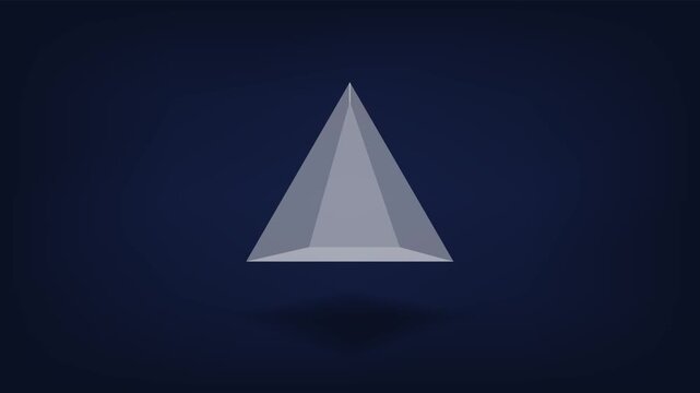 Dispersion of Light Through Prism Educational Animation Showing White Light Splitting into Spectrum of Colors