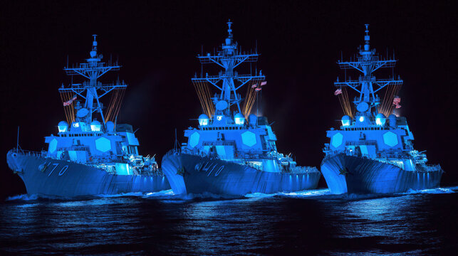 Warships Escort Oil Tanker in Strait of Hormuz Amid US Iran Tension