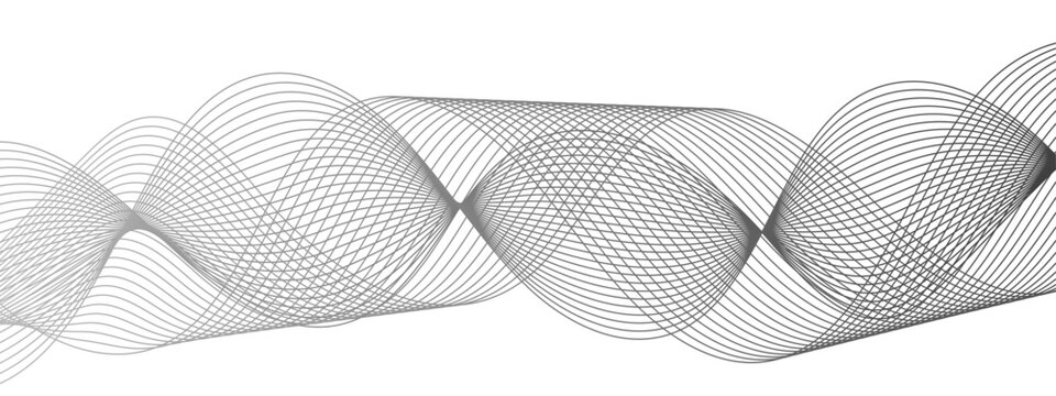 Vector An abstract design featuring a dynamic, flowing line pattern, The illustration exhibits a sense of movement and elegance with its wavy lines. This composition, with intricate details.