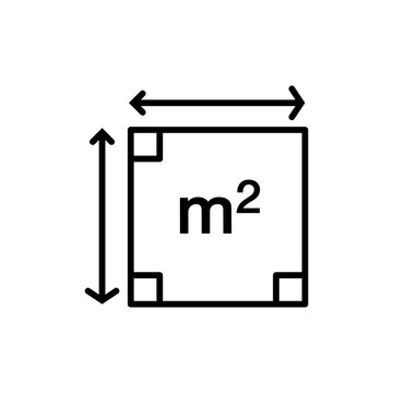 Property Floor Area Measurement Icon