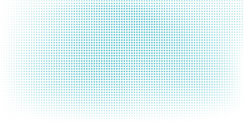 Fototapeta premium Vector Gradient Blue Color Halftone Background Staggered Dots Pattern modern dotted arts modern