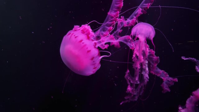 jelly fish in the water