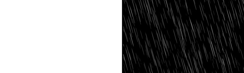 Heavy rain streak effect white drop black background overlay weather texture design asset element © Preethiloki
