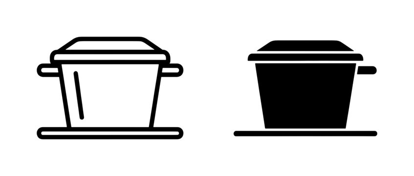 Vietnamese Coffee Filter Phin Icon Set