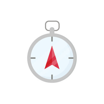 Vector illustration of a 3d navigation compass and road sign icon featuring a directional arrow symbol for business web design