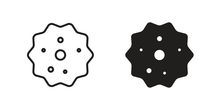 Microorganism icon for web and mobile app. Vector icons