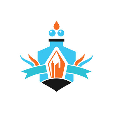 Modern Rocket Logo with Startup Growth and Innovation Concept.