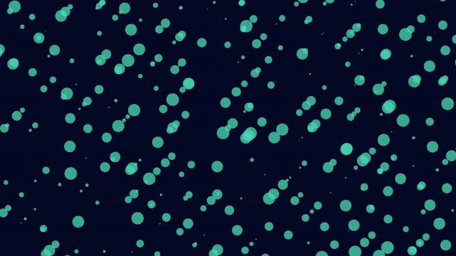 Abstract bokeh footage with pink glowing circles drifting across a dark blue background, creating a soft festive atmosphere for overlays, intros, and digital backdrops