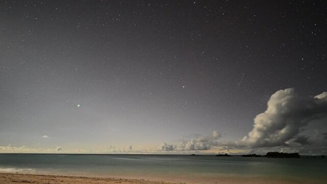 Milky Way Time Lapse from Hateruma Island Beach, Okinawa, Japan