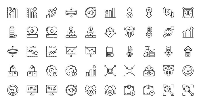 Increase And Decrease Arrow Icon