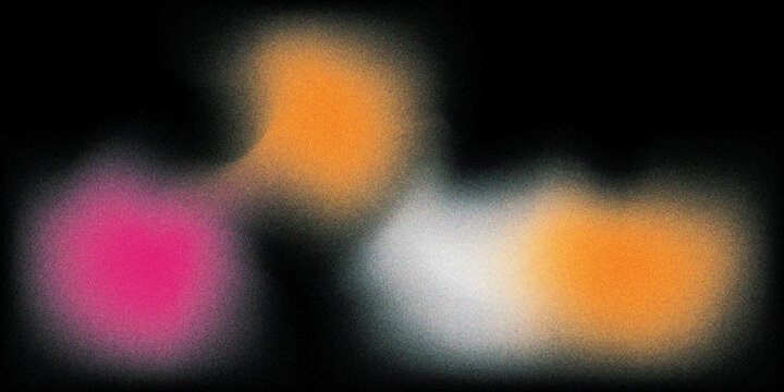 Vibrant blobs of color dance against a dark canvas, creating an abstract display of form and emotion.