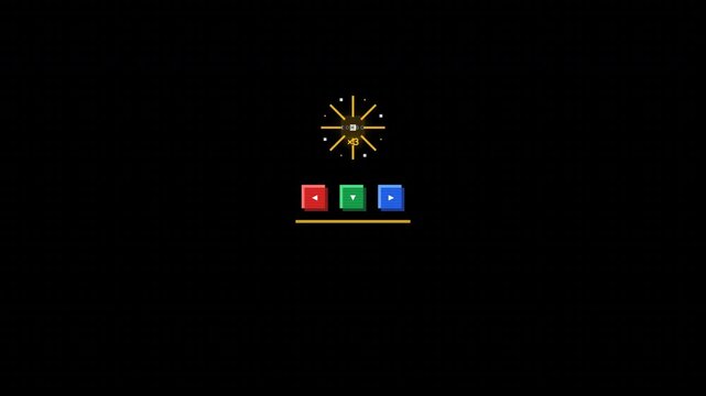 Loading screen with digital elements, countdown timer on blurred background. Ideal for app, game, or website development projects.
