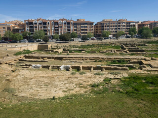 Obraz premium Ruinas del teatro romano de Colonia Iulia Gemella Acci en el municipio de Guadix, Andalucía