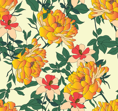 Seamless allover Digital Textiles Designs flowers Allover Designs Floral and Geometrical Patterns.
