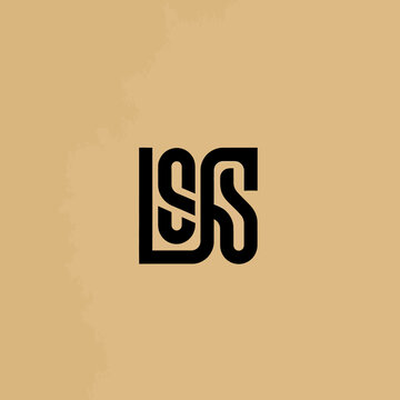 Modern Monogram Logo Design Featuring Intertwined Letters LSS.