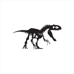 Fototapeta premium T-Rex Skeleton Vector Image.eps