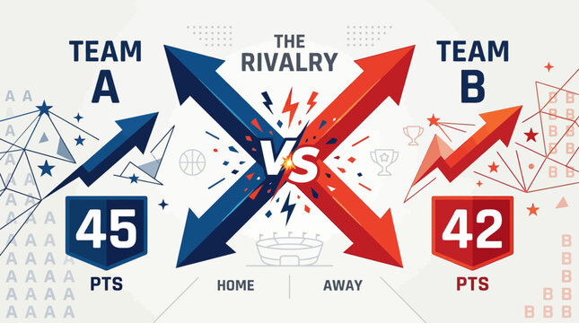 Sports Rivalry Stats Matchup Images – Browse 5,903 Stock Photos, Vectors, and Video | Adobe ...