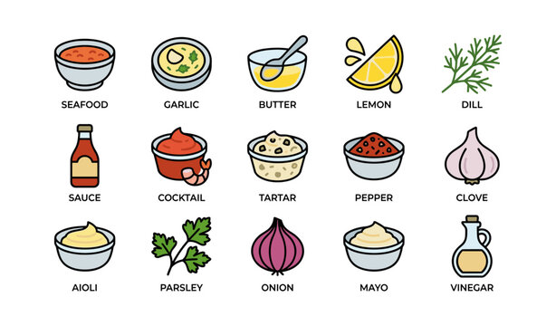 Condiments Icons Images – Browse 109,069 Stock Photos, Vectors, and ...
