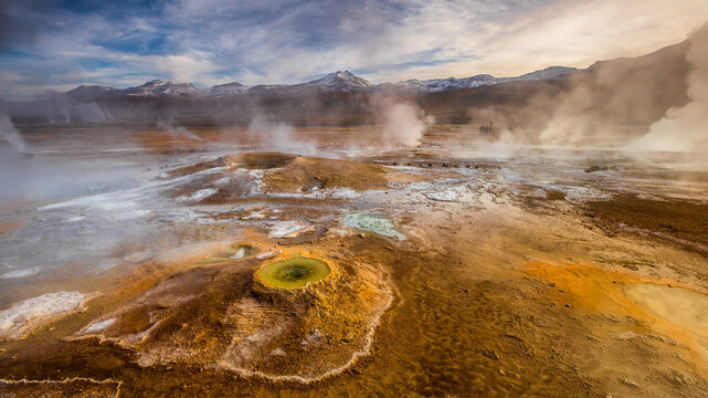 Geyser of El Tatio, Chile.