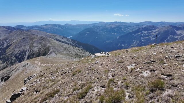 Amazing Summer Landscape of Rila mountain Around Musala peak, Bulgaria