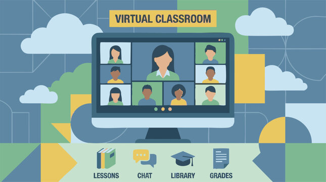 Online Education with Virtual Classroom Video Conference and Learning Tools