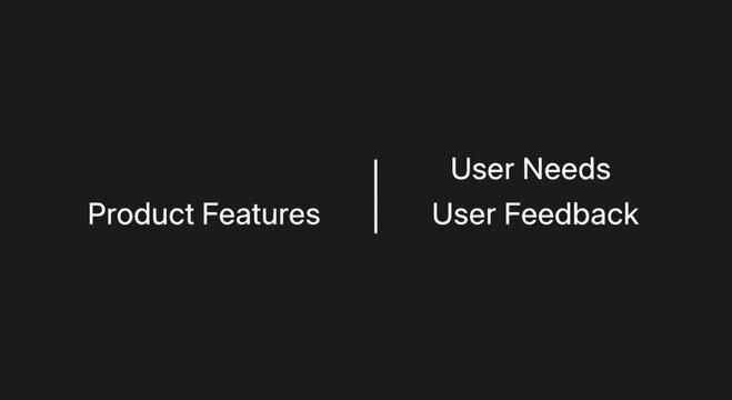 Vector product features and user feedback template, business concept, feedback form, user review, product review