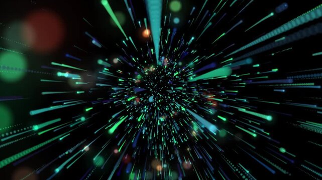 abstract background with glowing lines motion video moves. technology motion background.