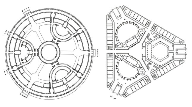 Stunning Line Art of Delhi Parliament House | Iconic Indian Architecture