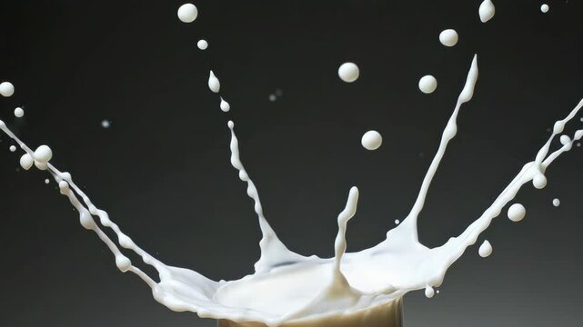 Milk splash forming crown