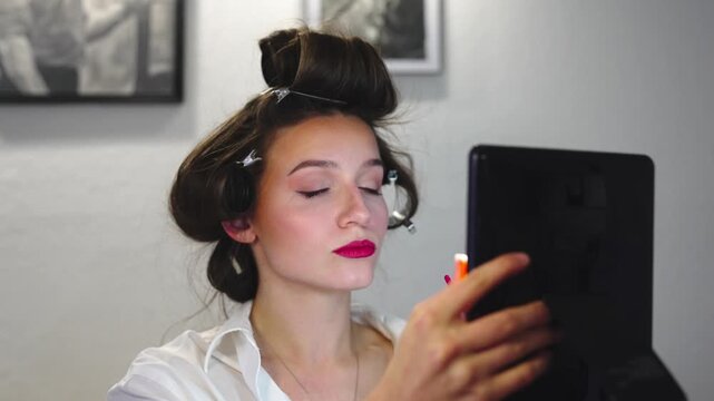 Quiet self-care moment captured with soft, natural visuals