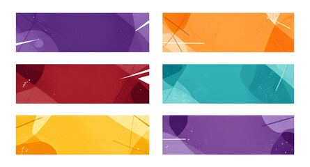 abstract banner, colorful background, modern layout, graphic template, vibrant design, banner set, creative background, column layout, two column design, abstract shapes, digital backdrop, marketing b © mrpixel