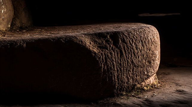 Closeup of ancient stone mill symbolizing global connectivity and communication