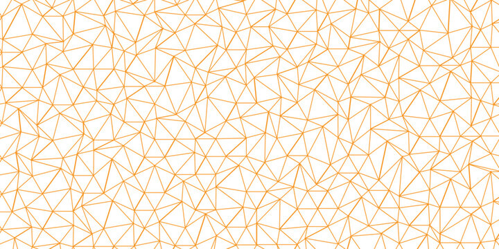 Abstract of simple golden line triangle pattern geometric background. Seamless geometric polygonal repeatable pattern swatch background, Trendy design vector background for web backdrop orpaper print.