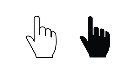 Obraz premium Two hands gesturing one outlined and one dark a striking silhouette