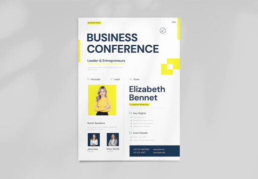 Business Conference Flyer Template