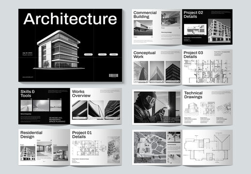 Modern and Clean Architecture Portfolio Layout