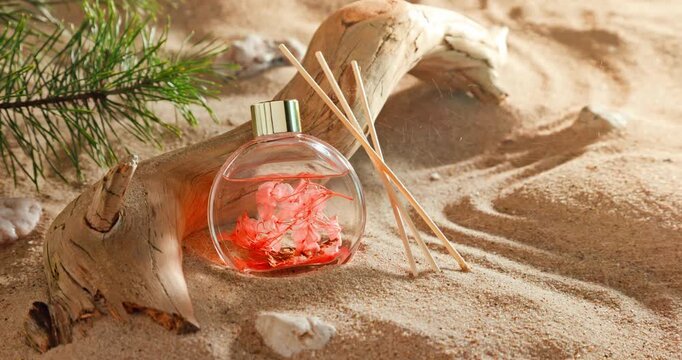 Fresh fragrance diffuser smelling of summer and holidays.