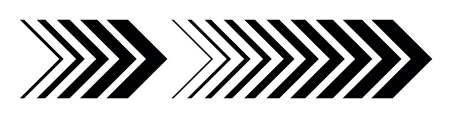 Black chevron arrows pattern abstract geometric direction stripes modern minimal design dynamic movement concept bold graphic element vector style clean sharp lines high contrast monochrome © SpainArts