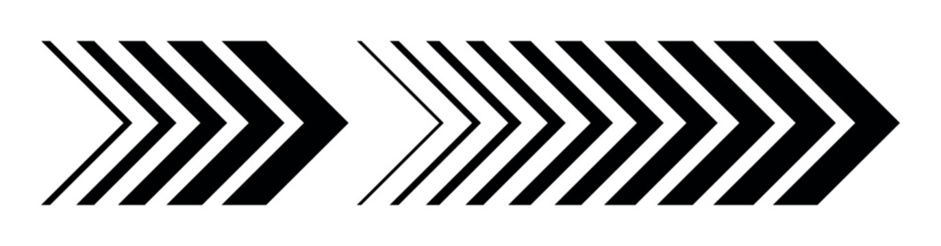 Black chevron arrows pattern abstract geometric direction stripes modern minimal design dynamic movement concept bold graphic element vector style clean sharp lines high contrast monochrome