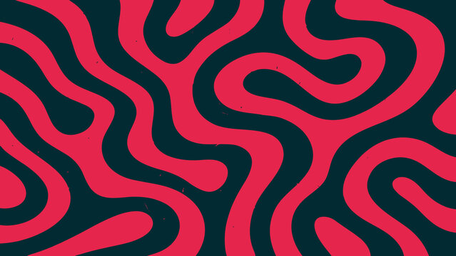 Abstract Art background with swirling red patterns