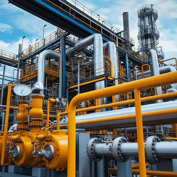 oil refinery plant