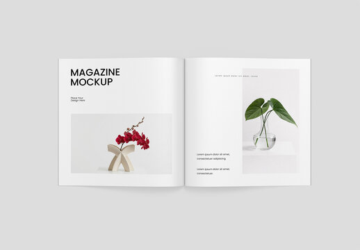 Open Square Magazin Mockup