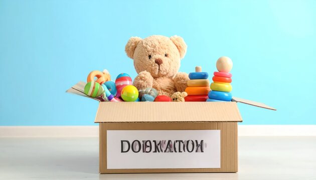 Childhood Memories in a Wooden Toy Box.