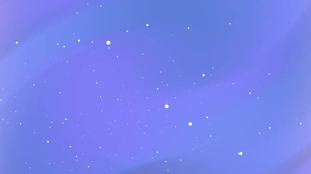 Seamless loop of a purple blue starry sky with soft nebula waves and scattered sparkles, ideal for cosmic backgrounds, motion overlays, and dreamy animated backdrops